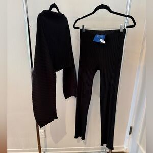 Simon Miller Black Ribbed Set - Small